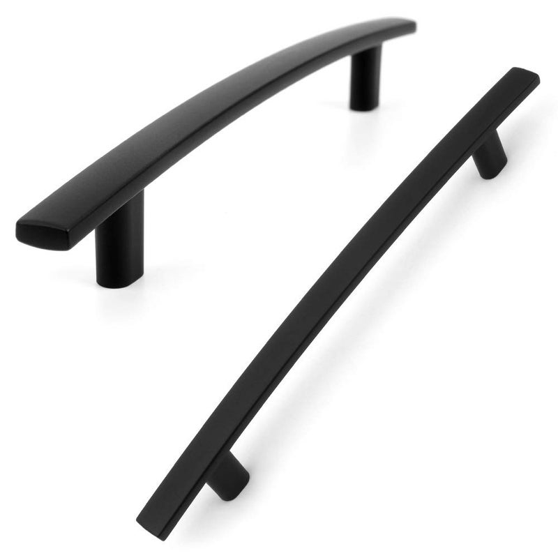 KOOFIZO 10 Pack 5 Inch Black Kitchen Cabinet Pulls Matte Black Cabinet Handles Black Cabinet Hardware for Kitchen Cabinets 1961 Drawer Dresser Cupboard Bedroom - Image 1